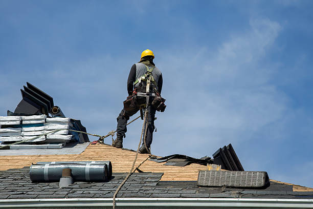Professional Roof Replacement technician working in Atkinson, IL